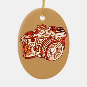Camera Keramisch Ornament