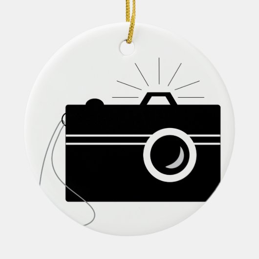 Camera Keramisch Ornament (Voorkant)