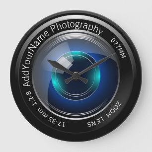 Camera Lens aangepast Grote Klok
