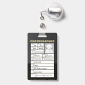 Camera Lens Badge (Achterkant met intrekbare clip)