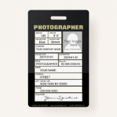 Camera Lens Badge (Achterkant)