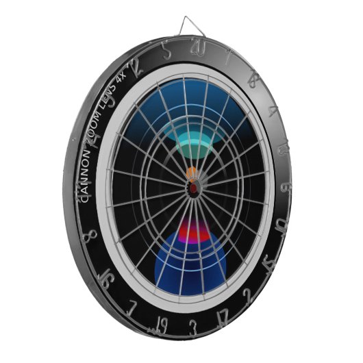 Camera Lens Dartbord (Voorkant Links)
