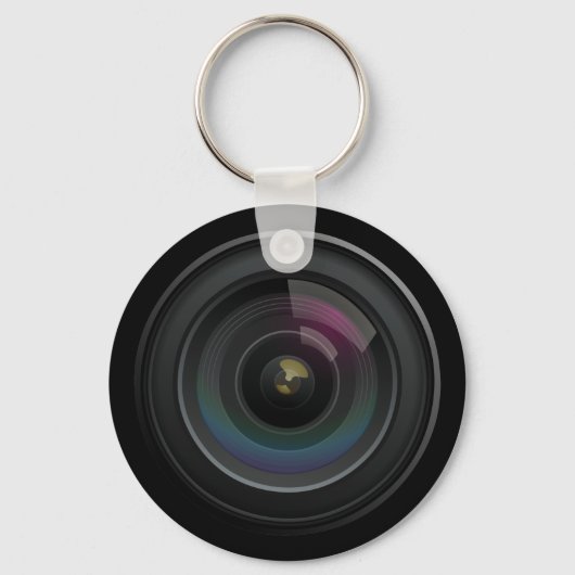 Camera Lens Fotograaf sleutelhanger (Voorkant)