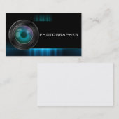 Camera Lens fotograaf Visitekaartje (Voorkant / Achterkant)