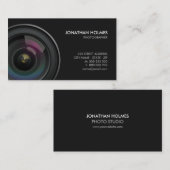 Camera Lens fotograaf visitekaartje (Voorkant / Achterkant)