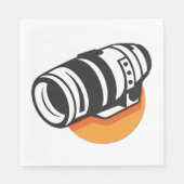 Camera Lens Papieren servetten (Voorkant)