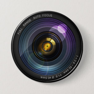 Camera Lens Ronde Button 7,6 Cm