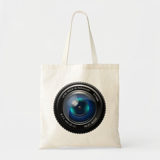 Camera Lens Tote Bag (Voorkant)