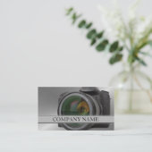 Camera Lens Visitekaartje (Staand voorkant)