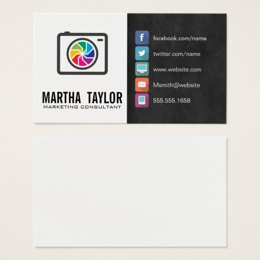 Camera | Lentilles colorées (Devant & derrière)