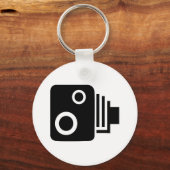 Camera met geïsoleerde snelheid sleutelhanger (Voorkant)