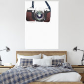  camera met  stijl canvas afdruk (Insitu (Slaapkamer))