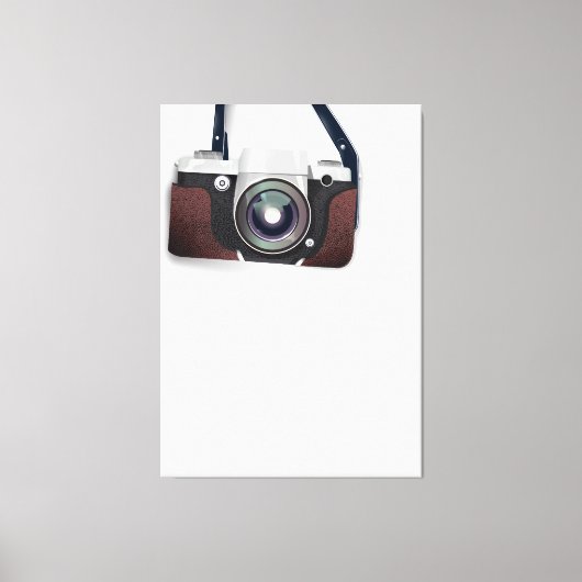  camera met  stijl canvas afdruk (Voorkant)