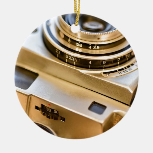 camera met stijl! keramisch ornament (Voorkant)