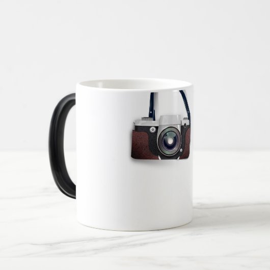 camera met stijl magische mok (Voorkant links)