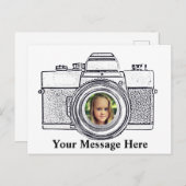 Camera met uw Briefkaart Foto (Voorkant / Achterkant)