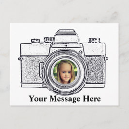 Camera met uw Briefkaart Foto