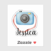 CAMERA NAAM DOUANE STICKER (Vel)