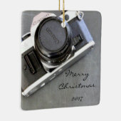  camera op het kerstbord keramisch ornament (Rechts)