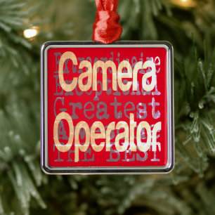 Camera Operator Extraordinaire Metalen Ornament