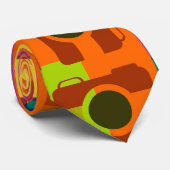 Camera-patroon Stropdas (Opgerold)