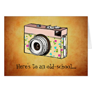 Caméra photo de la photographe Lady Carte d'annive