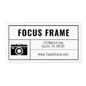 Caméra Photographe Icon Lens Illustration Sticker (Devant)