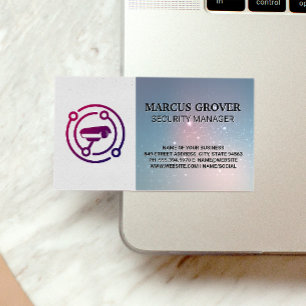 Camera-pictogram Veiligheid Visitekaartje