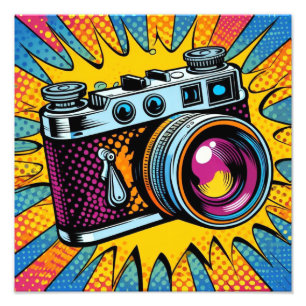 Camera poster! foto afdruk