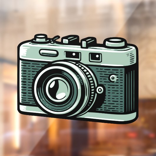 Camera Raamsticker (Vel 2)