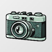 Camera Raamsticker (Vel)