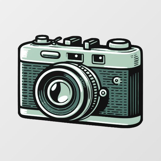 Camera Raamsticker (Vel)