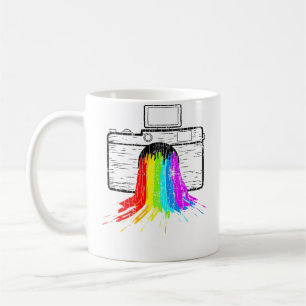 Camera Regenboog Grappige Fotograaf Fotografie Gra Koffiemok