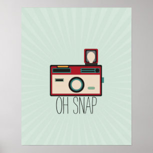 camera Retro Kijk Oh Snap Poster