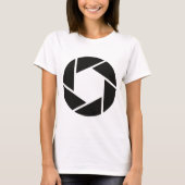 Camera Shutter T-Shirt – Photography Graphic Tee (Devant)