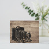  camera Silhouette Briefkaart (Staand voorkant)