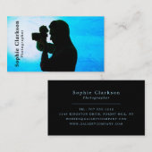 Camera Silhouette, fotograaf, fotografie Visitekaartje (Voorkant / Achterkant)