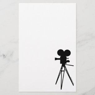  camera Silhouette Stationery Briefpapier