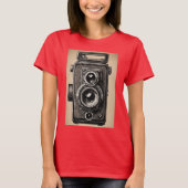  Camera Style Vrouwen Basic Tshirt (Voorkant)