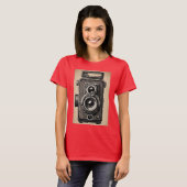 Camera Style Vrouwen Basic Tshirt (Voorkant volledig)