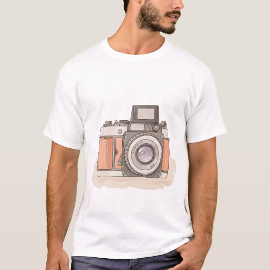  camera t-shirt (Voorkant)