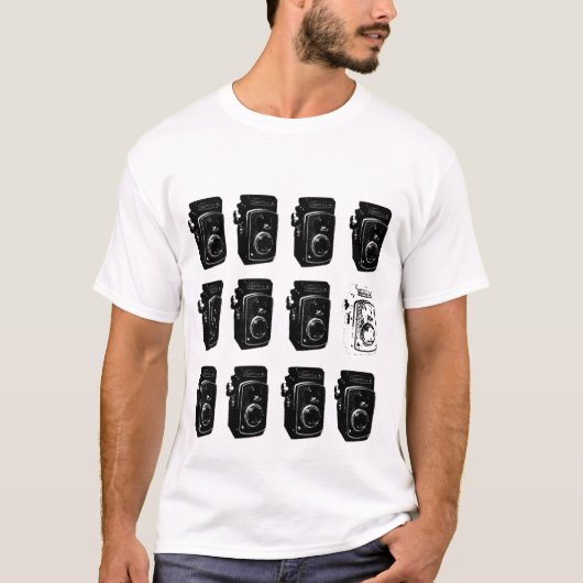 camera t-shirt (Voorkant)