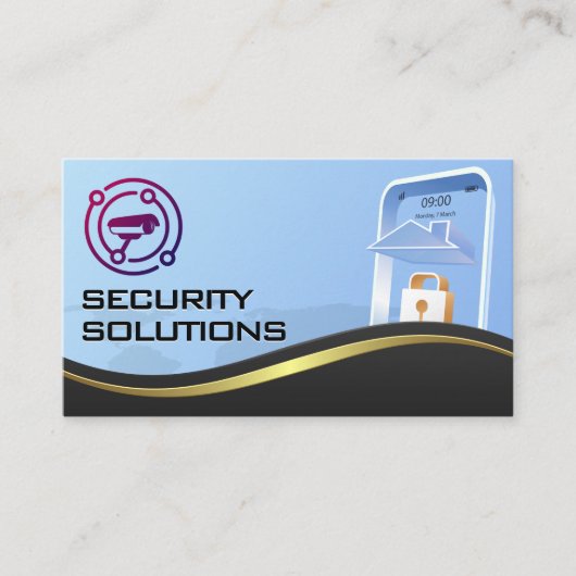 Camera | Technische cyberbeveiliging Visitekaartje (Voorkant)