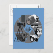 Camera Time Collage Briefkaart (Voorkant / Achterkant)