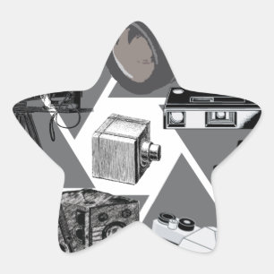 Camera Time Collage Ster Sticker