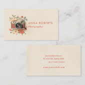  Camera Trouwfotograaf Visitekaartje (Voorkant / Achterkant)