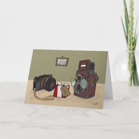  camera - Vaderdag-kaart Kaart (Voorkant)