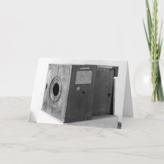 Camera van Joseph Nicephore Niepce, c.1816-22 Kaart (Voorkant)