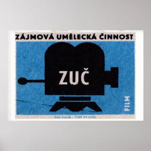 Caméra vidéo vintage - Impression Matchbox - Mur t (Devant)