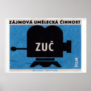 Caméra vidéo vintage - Impression Matchbox - Mur t